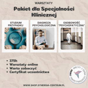 Pakiet Kliniczny dla psychologa, studenta , psychoterapeuty , pedagoga...- kup już dziś!