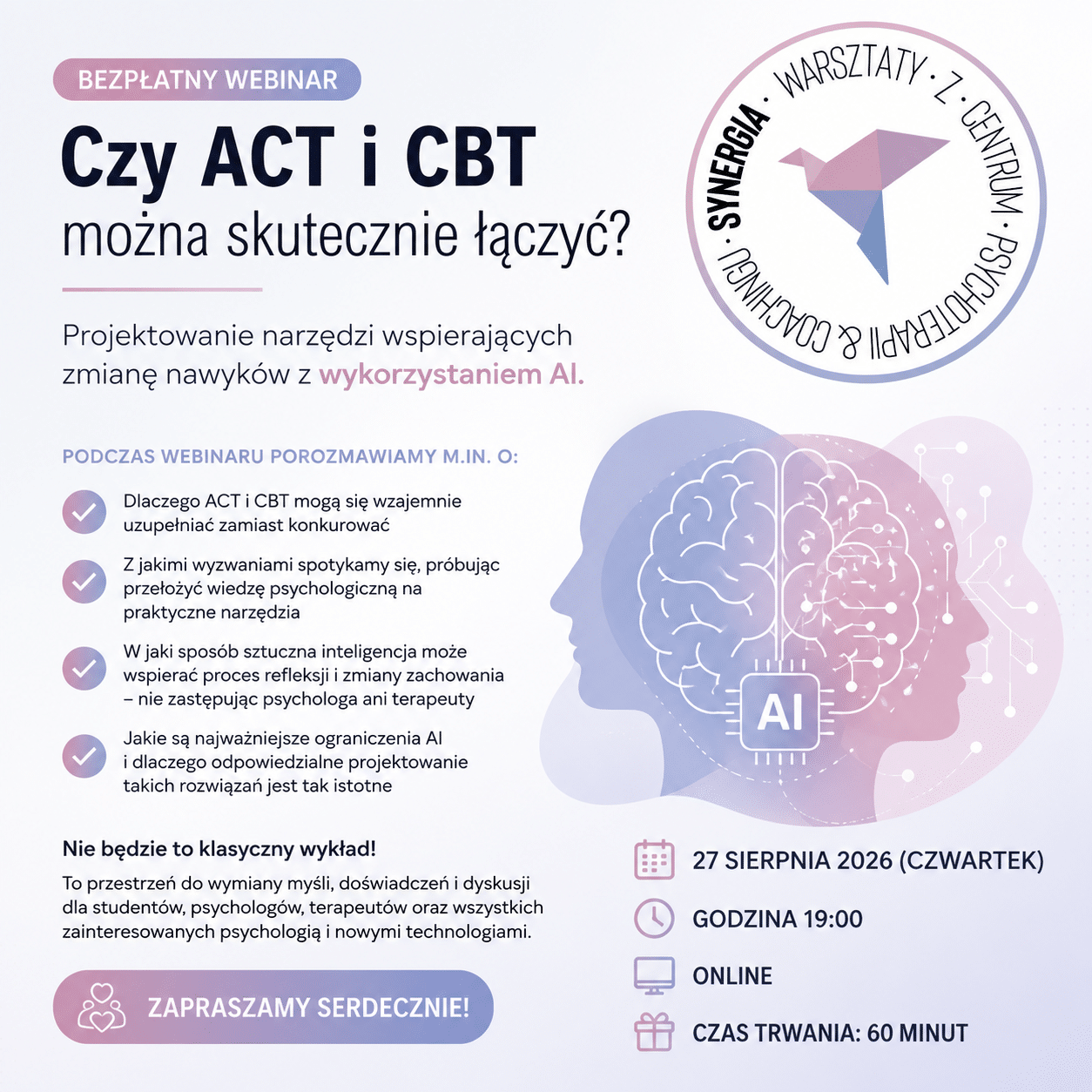 Czy ACT i CBT można skutecznie łączyć?
