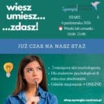 STAŻE ONLINE i STAŻE GDAŃSK - Start 6 października!!