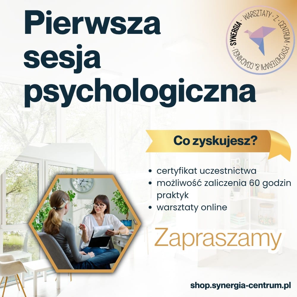 Pierwsza sesja psychologiczna wg CBT i ACT 24.10 g.10:00-13:00